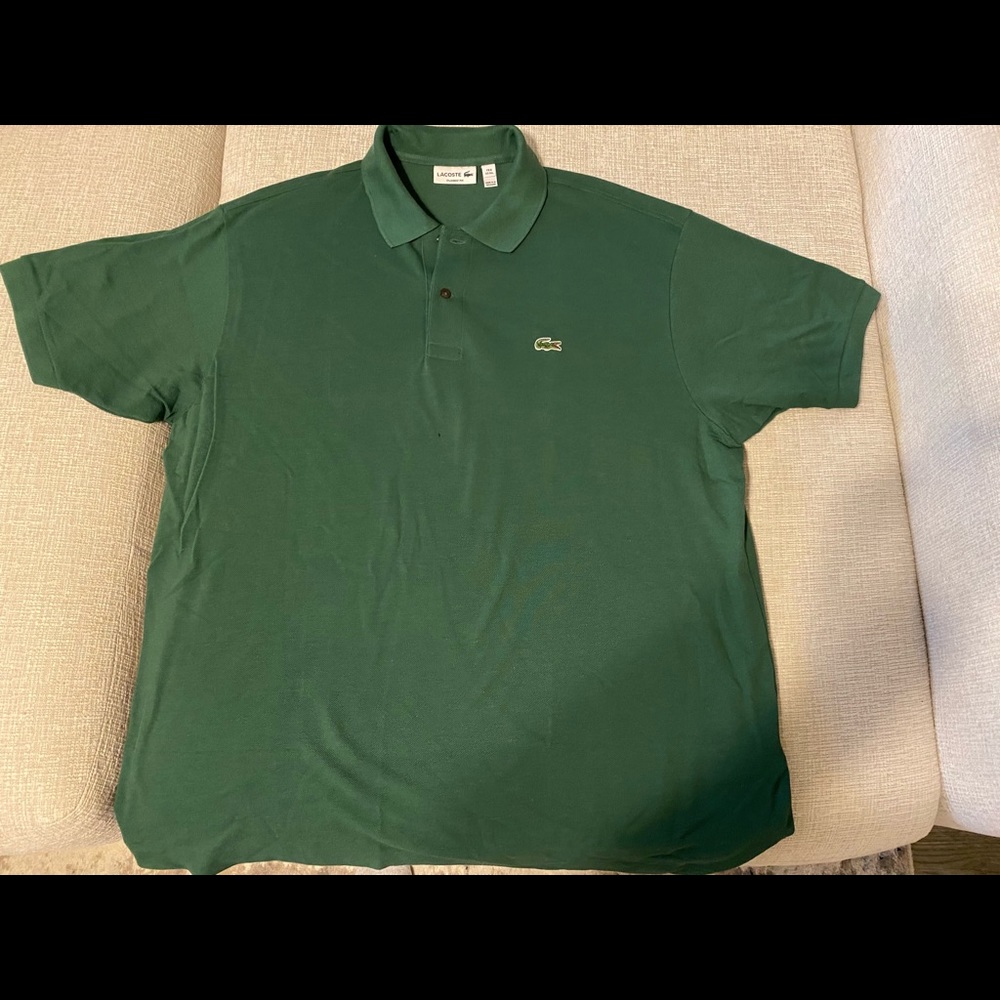 Classic alligator green Lacoste polo